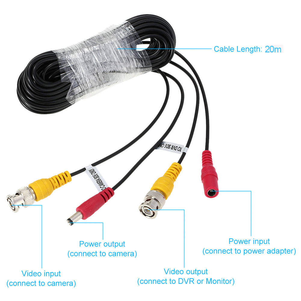 BNC Video Power Coaxial Cable